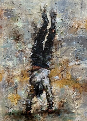 A testa in giù by Enrica Toffoli, Painting for Sale on Select