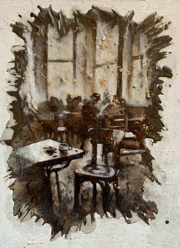 La Sedia Vuota by Enrica Toffoli, Painting for Sale on Select