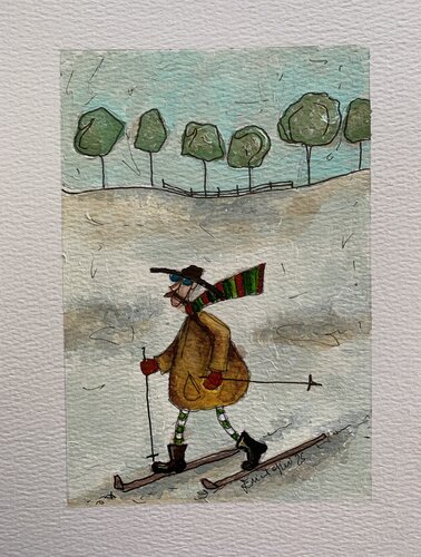 I quadri natalizi di Domè I by Enrica Toffoli, Painting for Sale on Select
