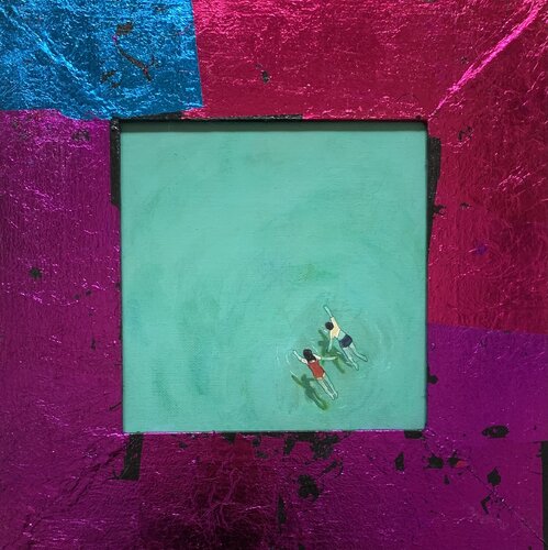 Nuotare nel silenzio by Enrica Toffoli, Painting for Sale on Select