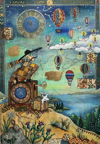 Vita Est Iter by Enrica Toffoli, Painting for Sale on Select