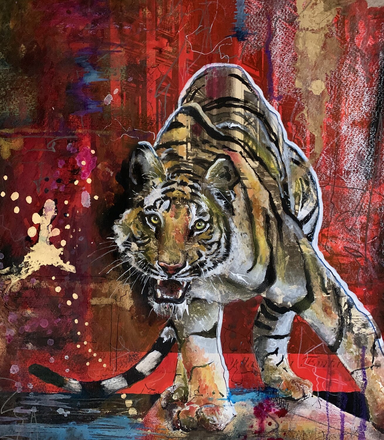 Daydreamer Enrica Toffoli Original painting for sale
