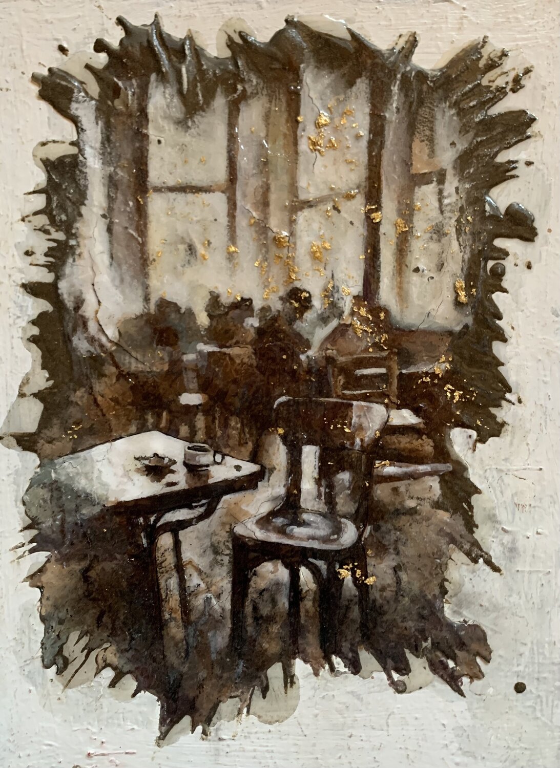 La Sedia Vuota Enrica Toffoli Original painting for sale