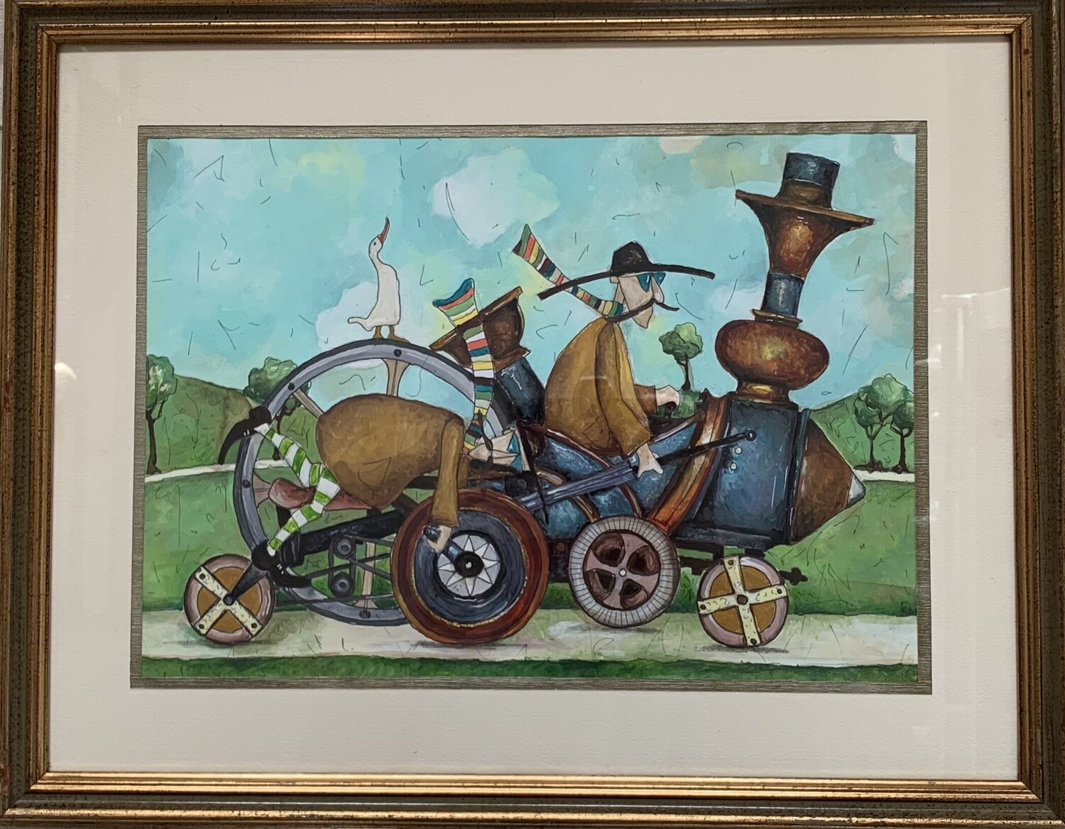 Il sogno di Dome’ Enrica Toffoli Original painting for sale