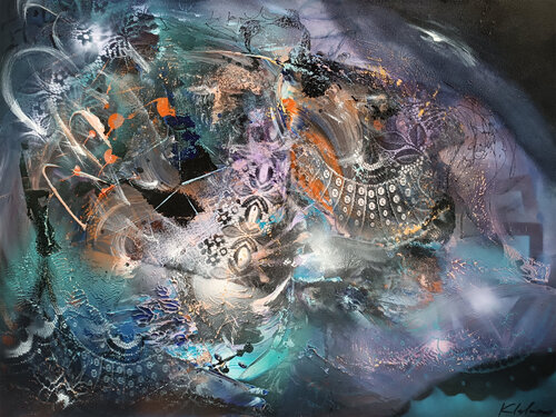 The beauty of imperfection Enigmatic Dreamscape by O Kloska by Ovidiu Kloska, Painting for Sale on Select