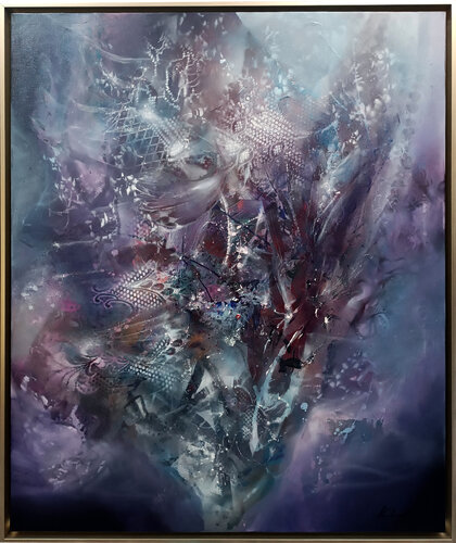 The Bloom of the Infinite Hour Large Still Life masterpiece by O KLOSKA by Ovidiu Kloska, Painting for Sale on Select