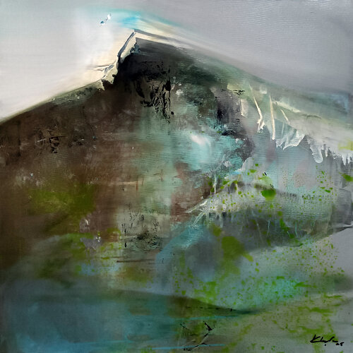 Frame of serenity fantastic midscape by master O KLOSKA by Ovidiu Kloska, Painting for Sale on Select