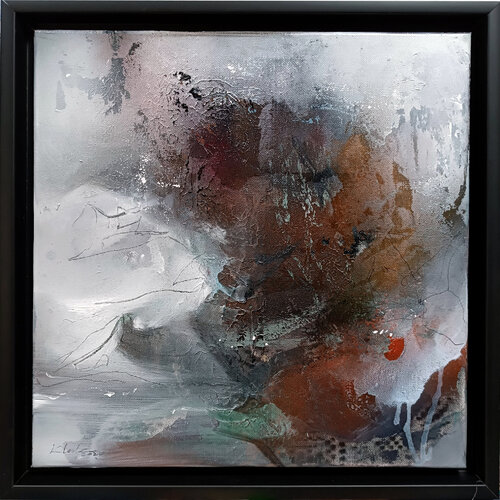 Silent matter fascinating mindscape by master Ovidiu Kloska by Ovidiu Kloska, Painting for Sale on Select