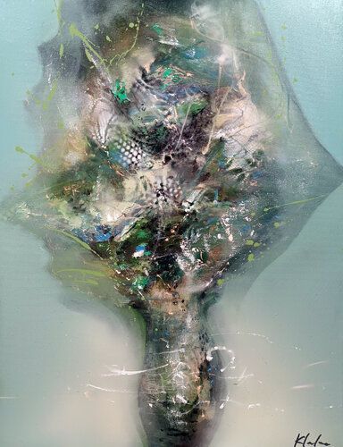 Eternity outer space still life Still Life masterpiece by O KLOSKA by Ovidiu Kloska, Painting for Sale on Select