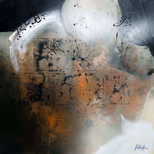 The Eroded Journal of a Philosopher small maindscape Ovidiu Kloska by Ovidiu Kloska, Painting for Sale on Select