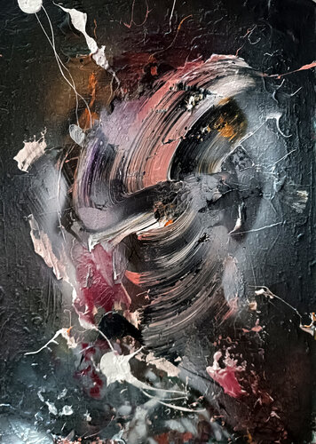 I Love to Eat Bacon, Too #7 — Deformation of Presence by Ovidiu Kloska, Painting for Sale on Select