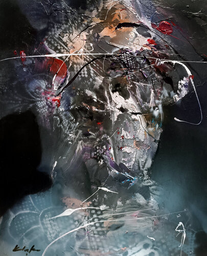 I Love to Eat Bacon, Too #11 — Emotional Architecture of a Face by Ovidiu Kloska, Painting for Sale on Select
