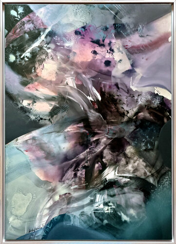 All the Sky from a Single Wing — Monumental Spiritual Abstraction by Master Ovidiu Kloska by Ovidiu Kloska, Painting for Sale on Select