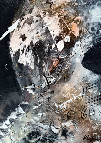 I Love to Eat Bacon, Too #6 — Figure Between Ruin and Memory by Ovidiu Kloska, Painting for Sale on Select