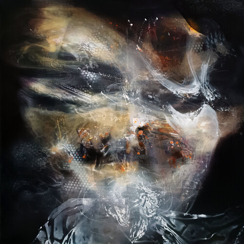 When I Tried to Master the Sphere, the Storm Began by Ovidiu Kloska, Painting for Sale on Select