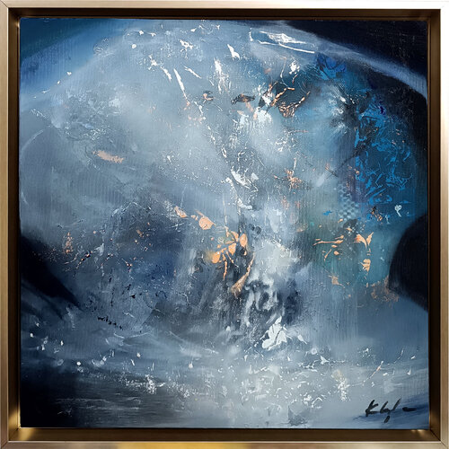 The Space That Learned to Rise by Ovidiu Kloska, Painting for Sale on Select