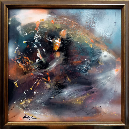 Painting Beyond Representation: The Mindscape Universe by Ovidiu Kloska, Painting for Sale on Select