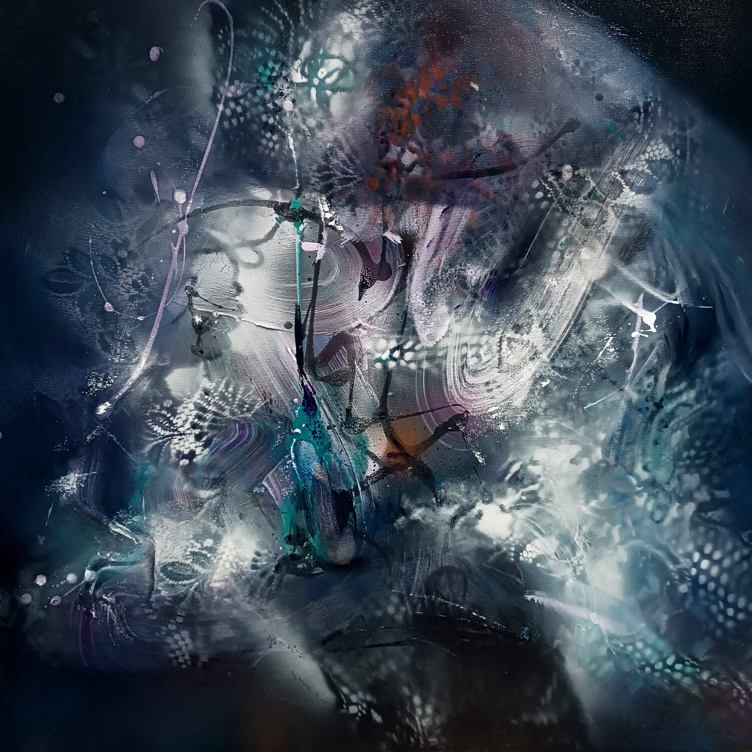 Silent genesis fascinating mindscape by master Ovidiu Kloska Ovidiu Kloska Original painting for sale