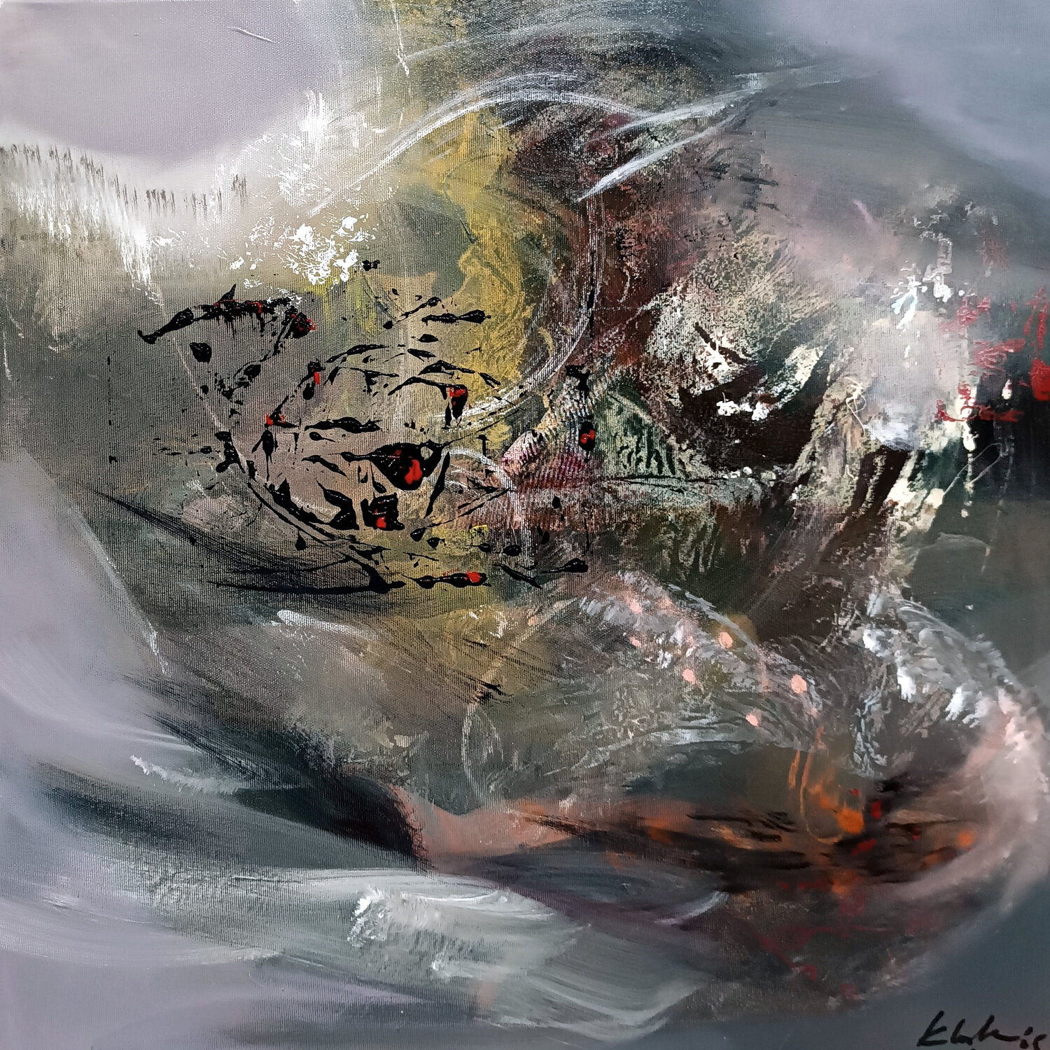No Hierarchy of Light fascinating mindscape by master Ovidiu Kloska Ovidiu Kloska Original painting for sale