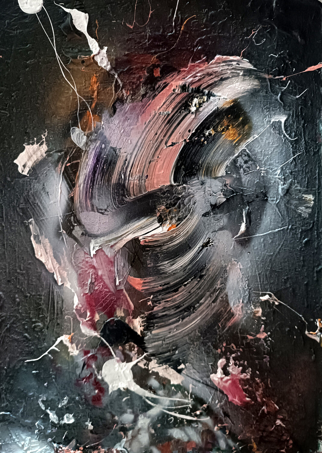 I Love to Eat Bacon, Too #7 — Deformation of Presence Ovidiu Kloska Original painting for sale