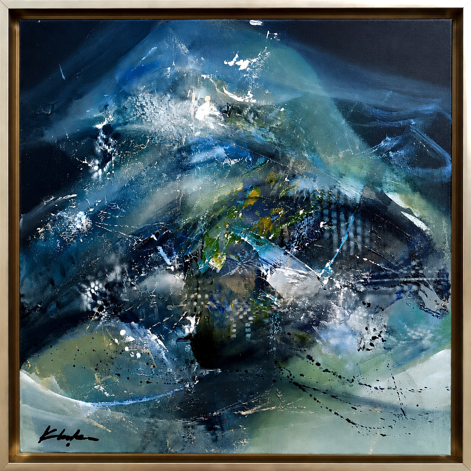 Movement and Germination of Infinity Ovidiu Kloska Original painting for sale