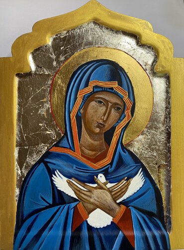 Madonna with the Dove von Dolgor Dugarova, Malerei kaufen auf Select