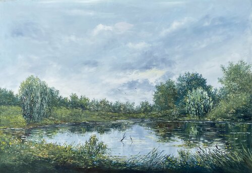 Serenity by Dolgor Dugarova, Painting for Sale on Select