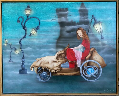 Dragon widow by Dolgor Dugarova, Painting for Sale on Select