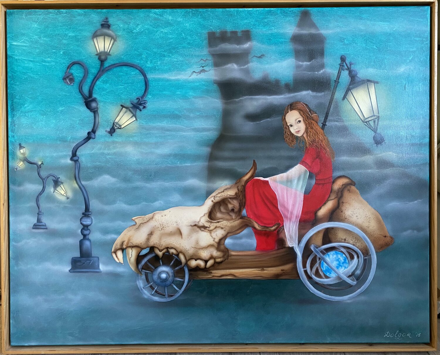 Dragon widow Dolgor Dugarova Original painting for sale