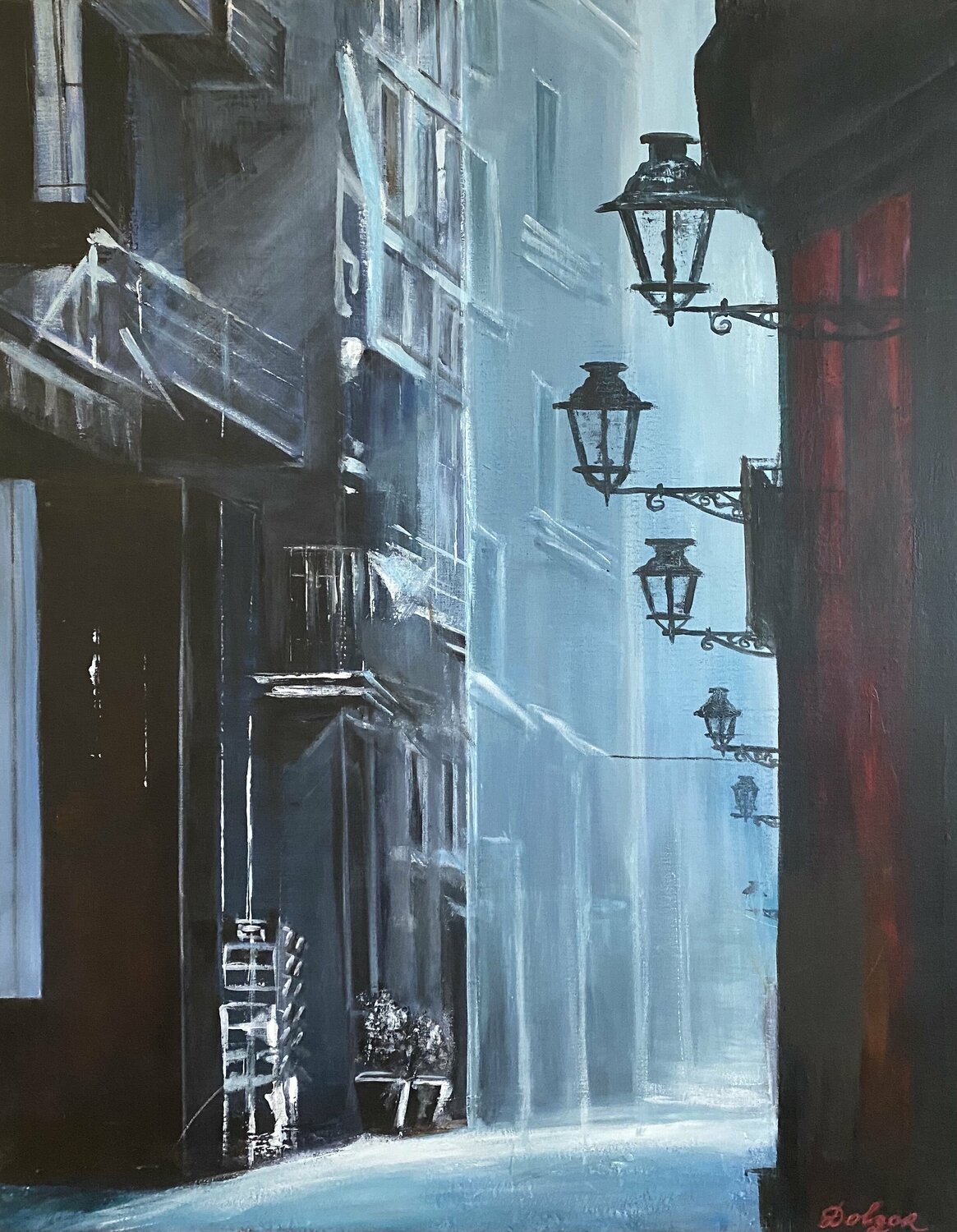 Silence Dolgor Dugarova Original painting for sale