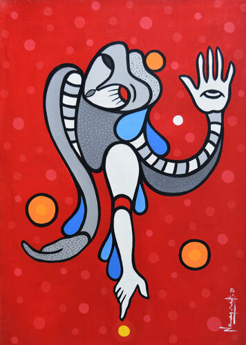 EL MALABARISTA by Néstor Neyret, Painting for Sale on Select