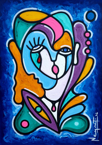 LACRIMOSA by Néstor Neyret, Painting for Sale on Select