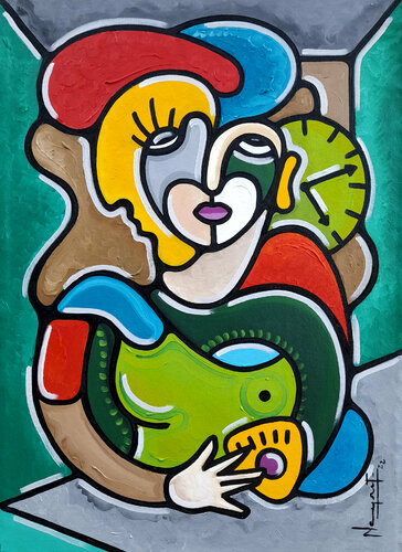 EL TIEMPO EN TUS MANOS by Néstor Neyret, Painting for Sale on Select