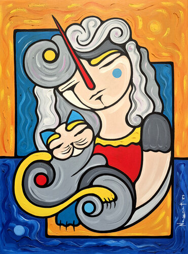 FILO Y SOFÍA by Néstor Neyret, Painting for Sale on Select