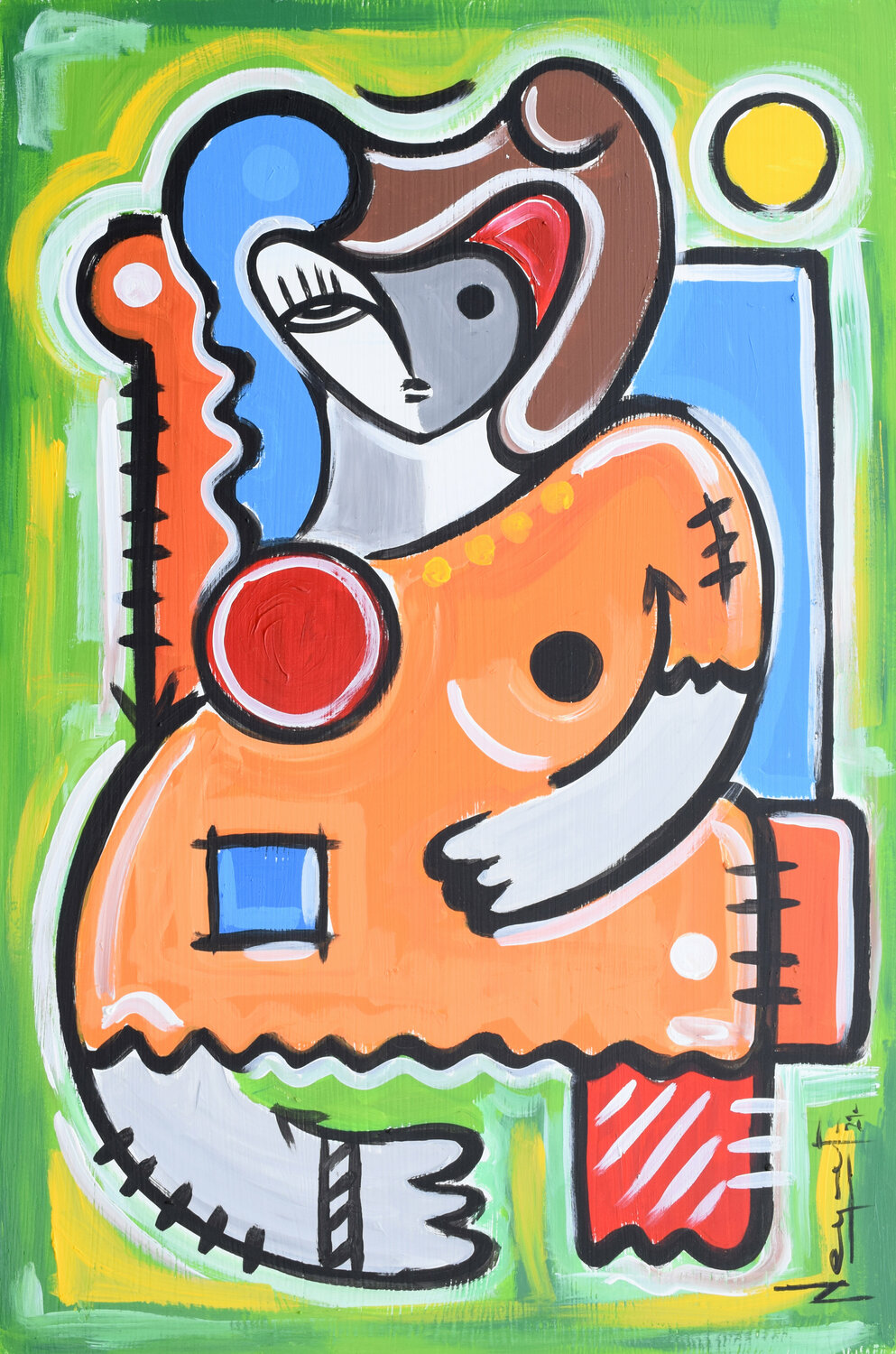 MAMÁ Néstor Neyret Original painting for sale