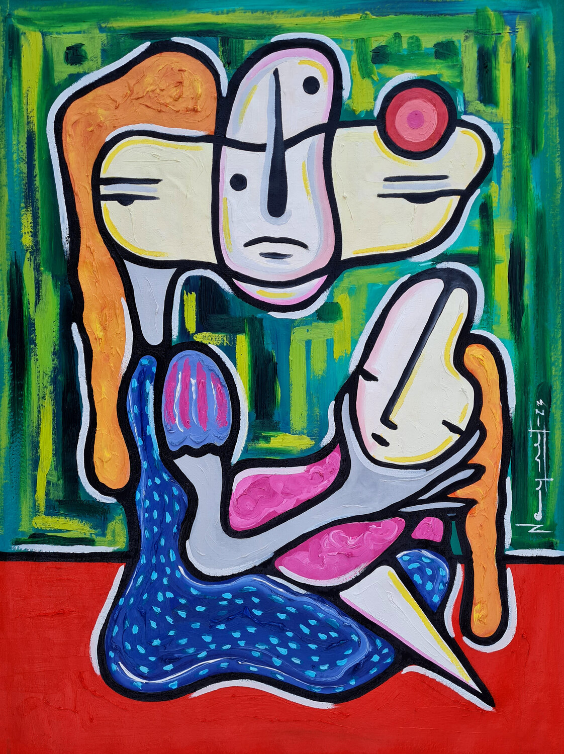 MI PICOLA BAMBOLA Néstor Neyret Original painting for sale