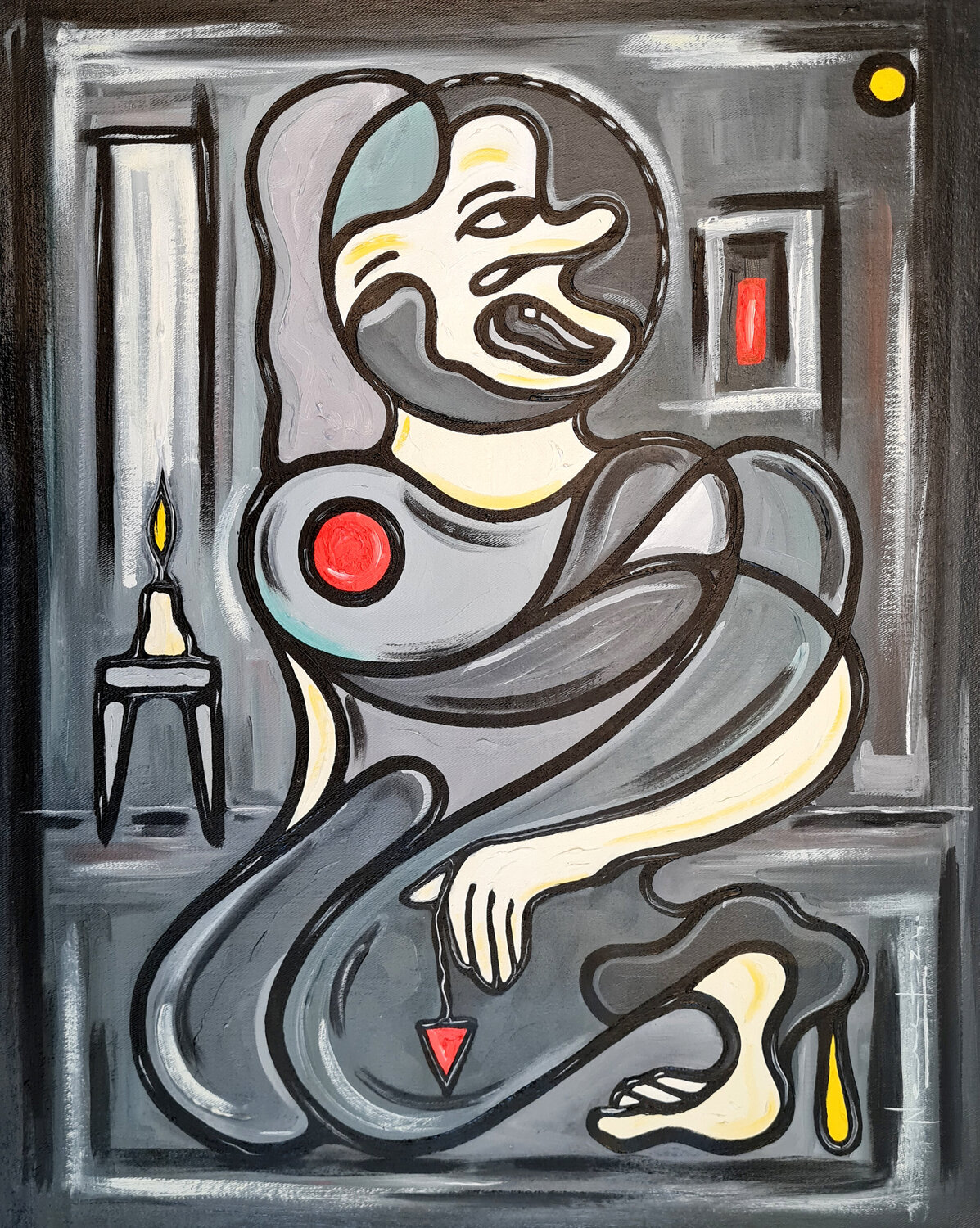 NO ME CASTIGUEN POR FAVOR Néstor Neyret Original painting for sale
