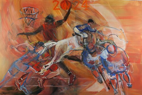 Olympiades by Marie Ferrand, Painting for Sale on Select