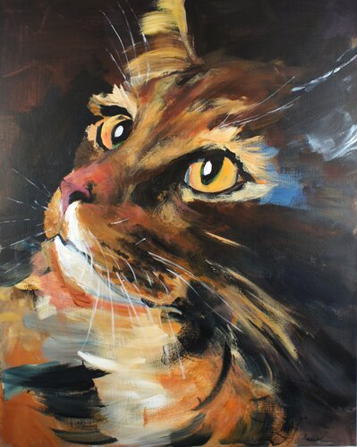 Intensément by Marie Ferrand, Painting for Sale on Select