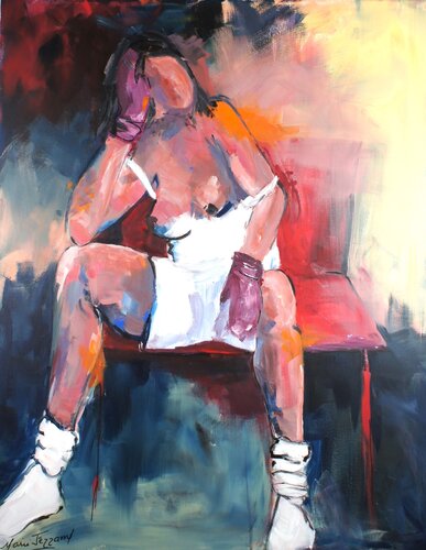 Grosse fatigue by Marie Ferrand, Painting for Sale on Select