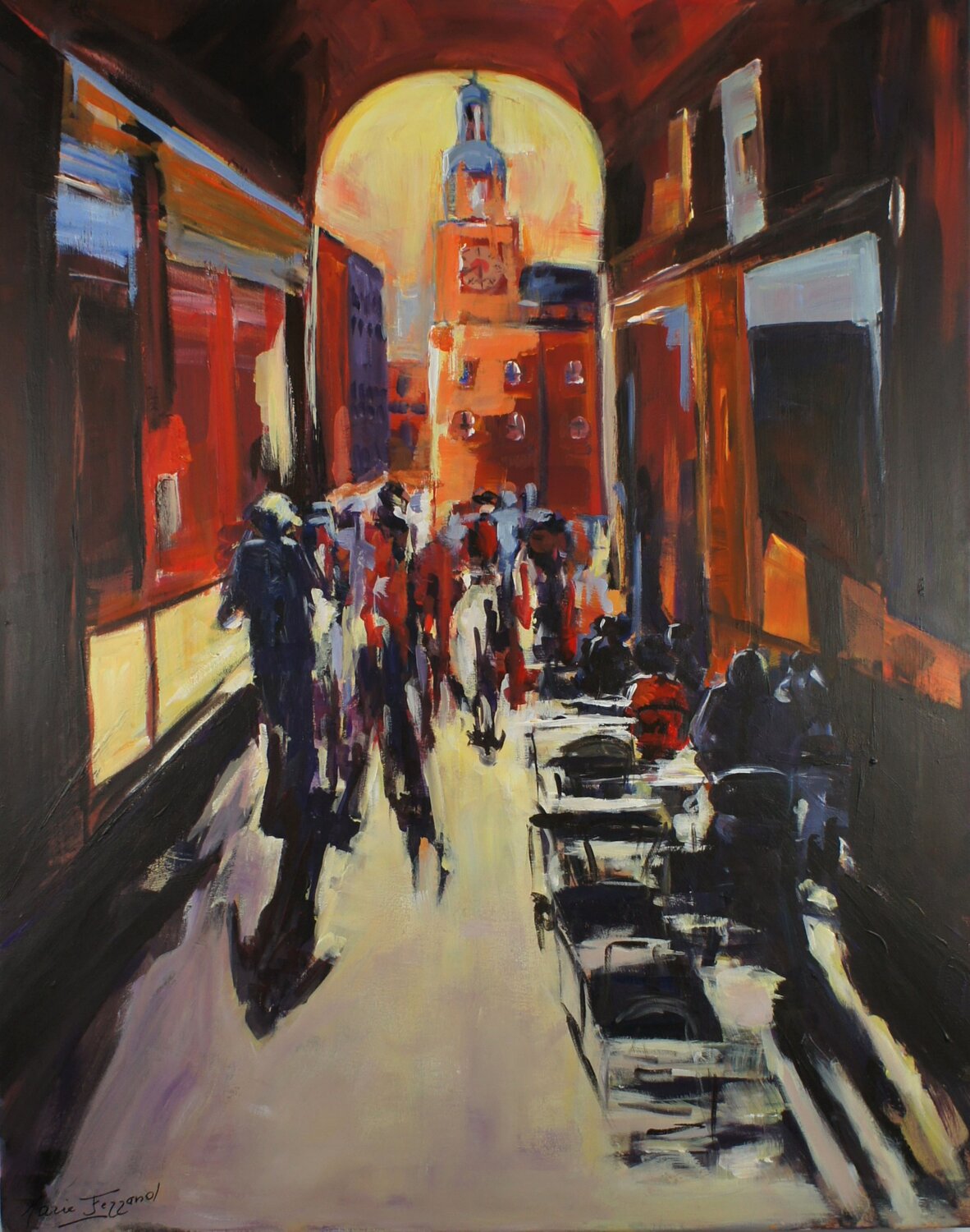 Contre jour Marie Ferrand Original painting for sale