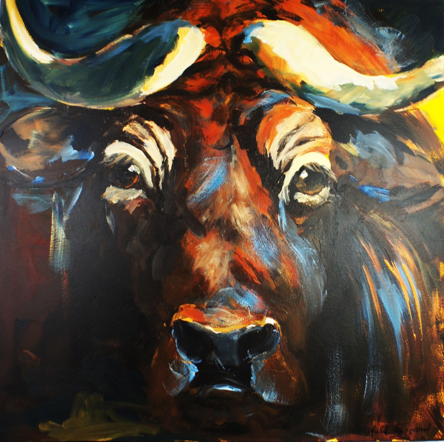 La force tranquille Marie Ferrand Original painting for sale