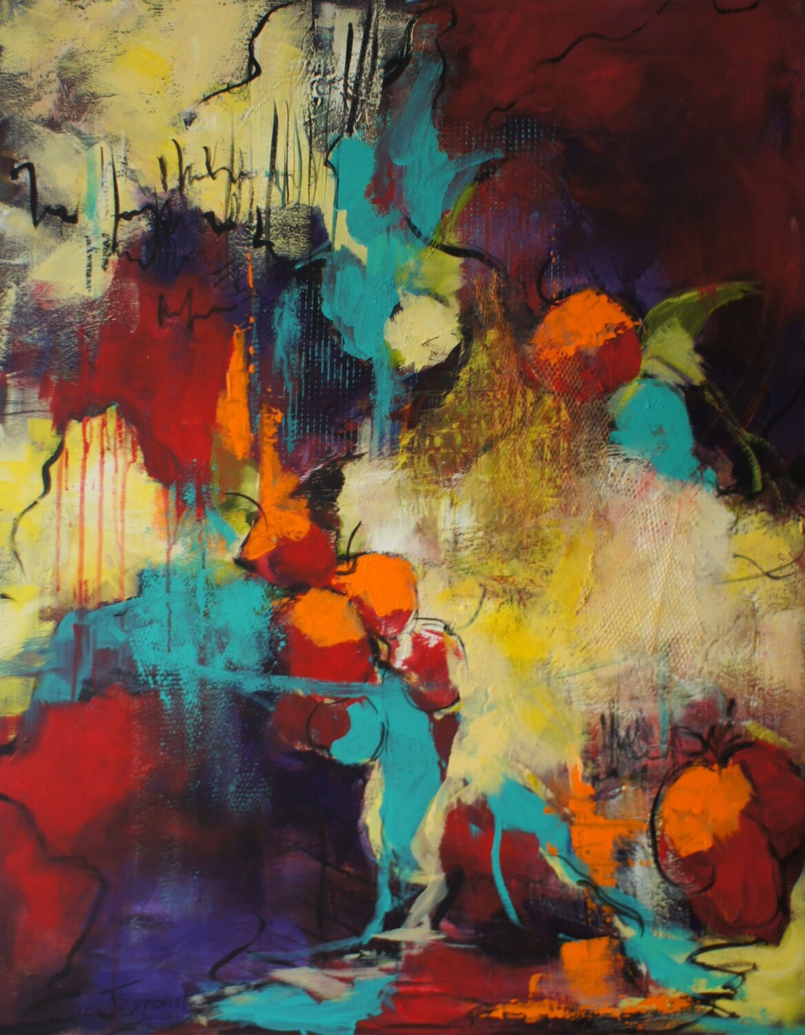 Offrandes estivales Marie Ferrand Original painting for sale