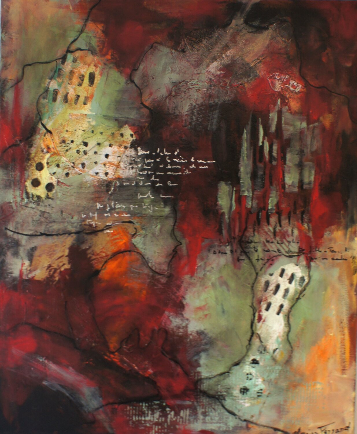 Lettre de Pétra Marie Ferrand Original painting for sale
