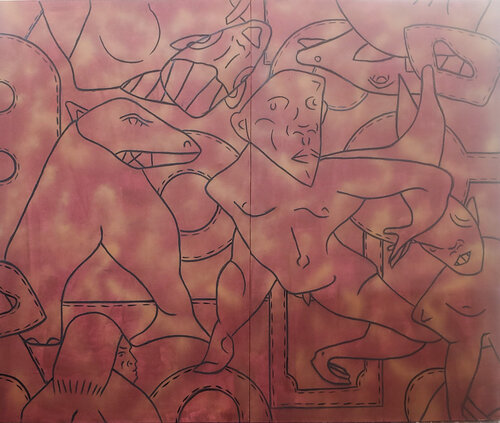 IOU by Matthew Dibble, Painting for Sale on Select