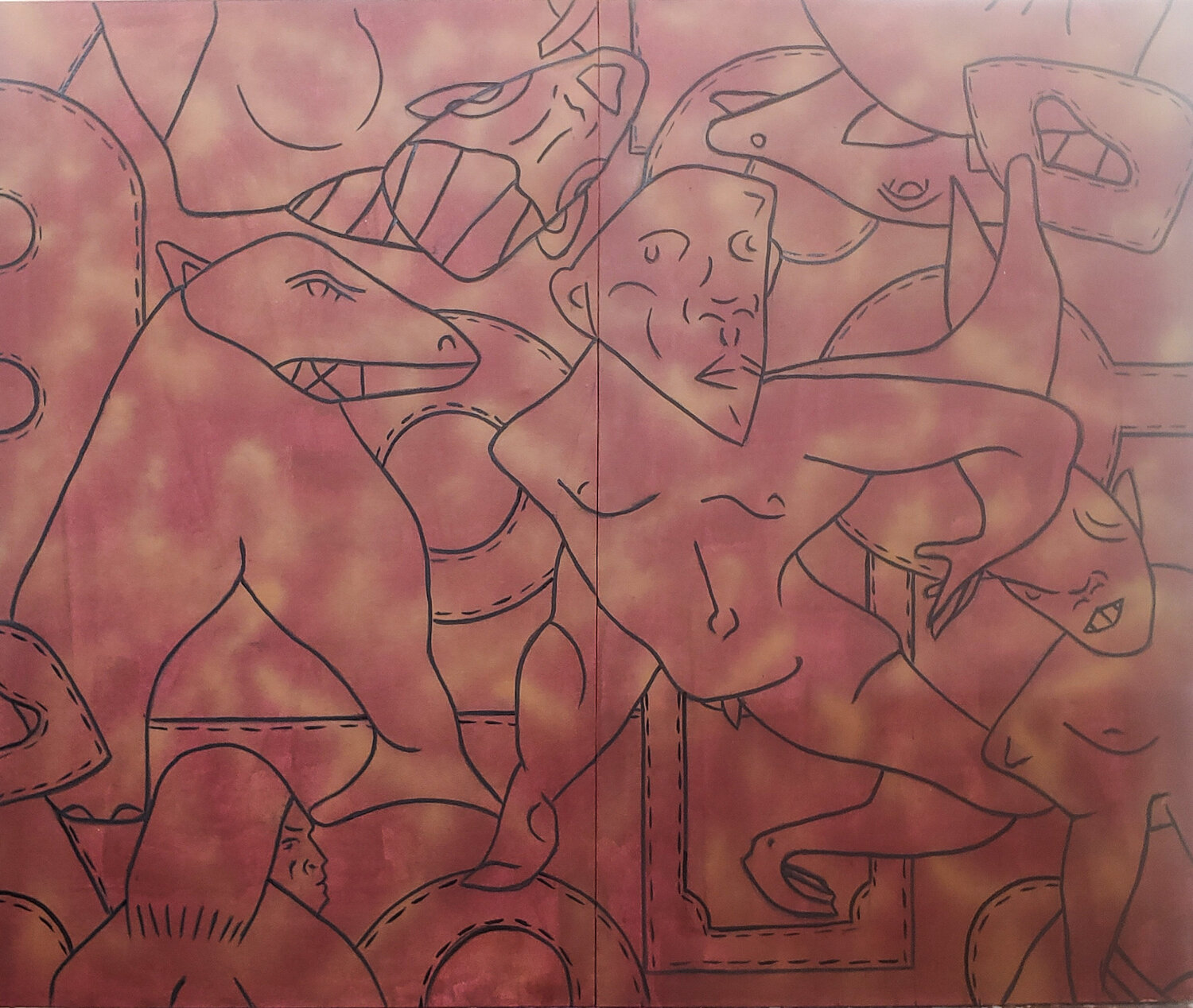 IOU Matthew Dibble Original painting for sale