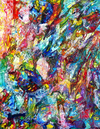 THE AGE OF SURVIVAL PATTERNS by Igor Eugene Prokop, Painting for Sale on Select