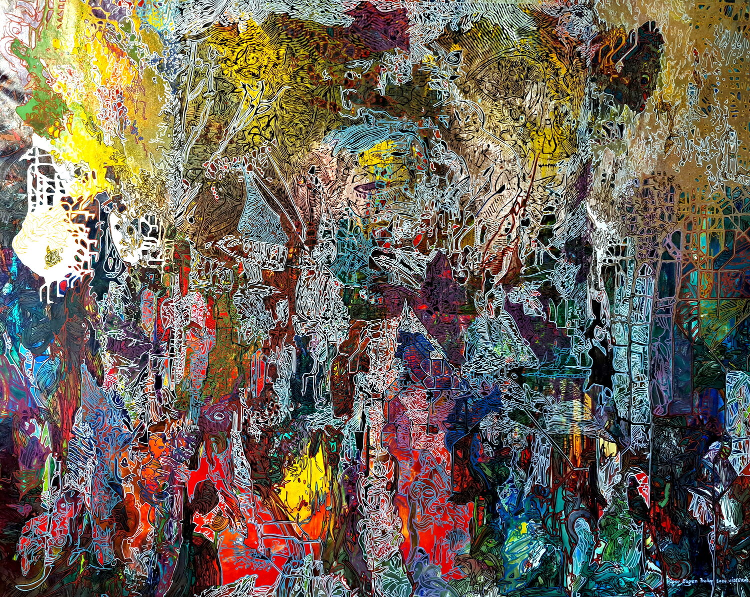 WHERE IS THE MAN.ECCE HOMO. Igor Eugene Prokop Original painting for sale