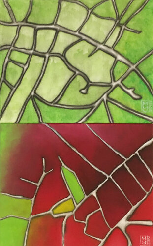 Two paths by Maryda Geraci, Painting for Sale on Select