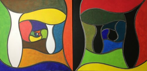 Dualità by Maryda Geraci, Painting for Sale on Select